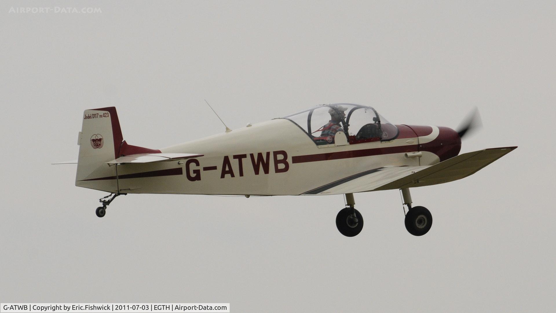 G-ATWB, 1956 SAN Jodel D-117 C/N 423, G-ATWB