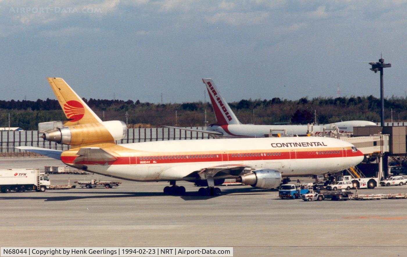 N68044, 1972 Douglas DC-10-10 C/N 46903, Continental