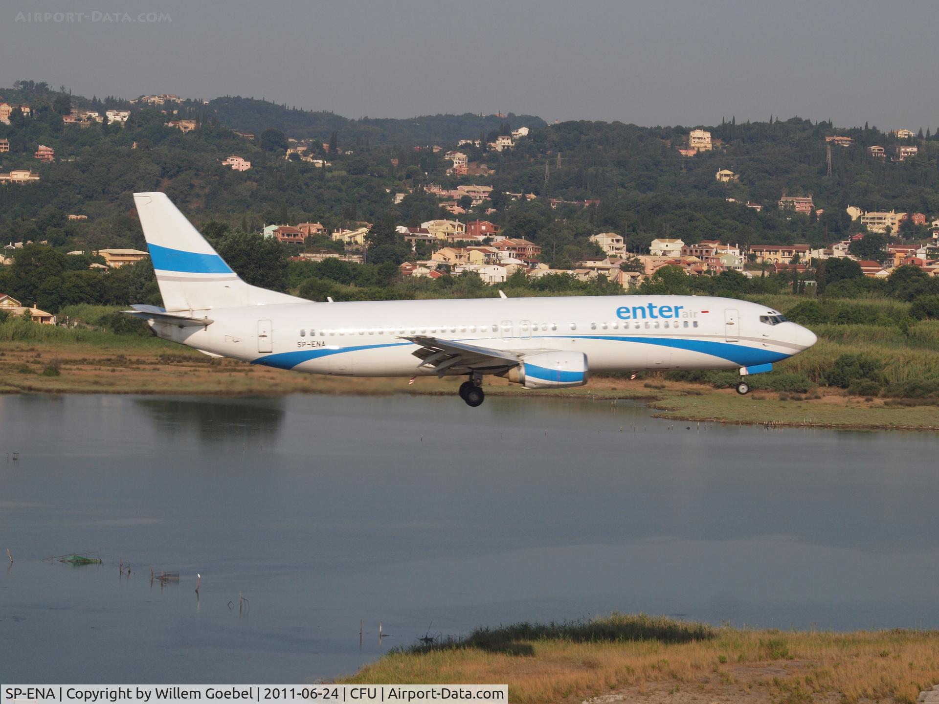 SP-ENA, 1993 Boeing 737-4Q8 C/N 26320, Prepare for landing