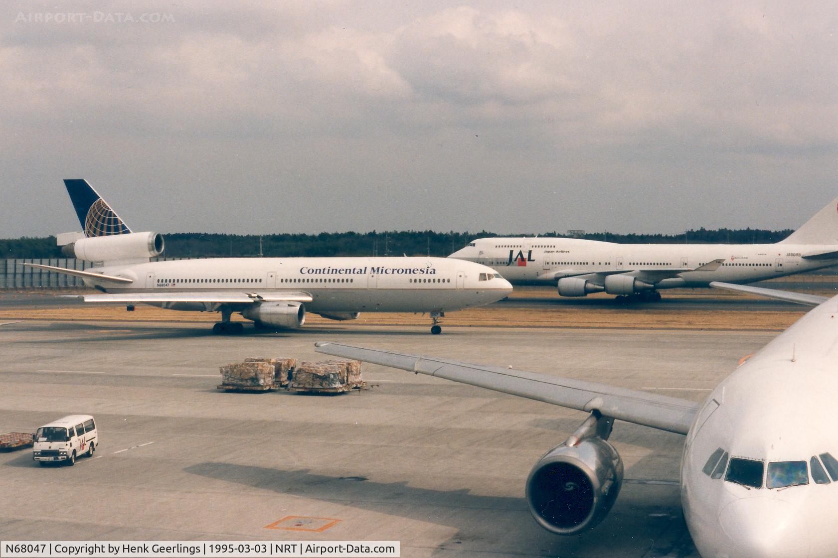 N68047, 1972 McDonnell Douglas DC-10-10 C/N 47801, Continental Micronesia