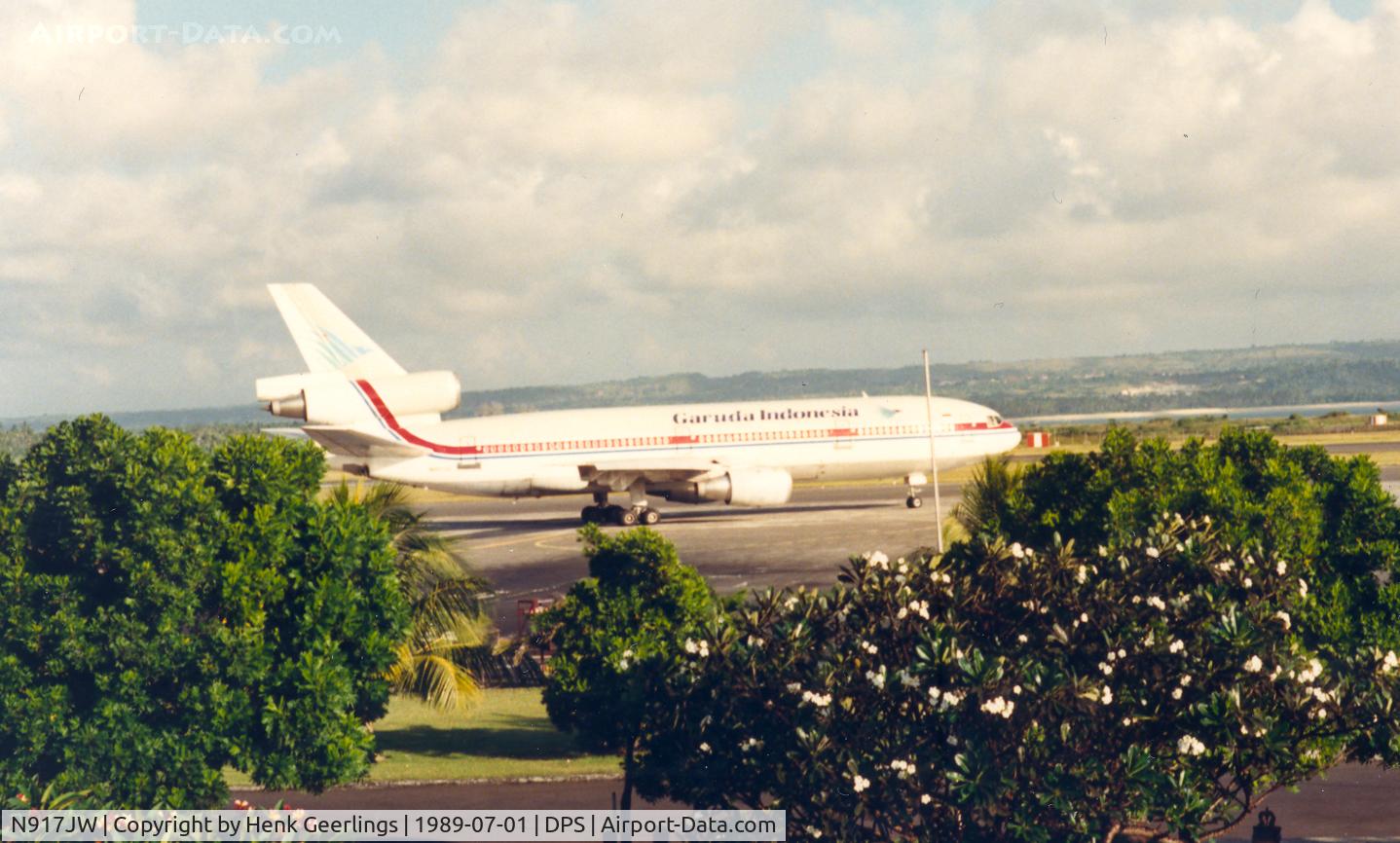 N917JW, 1973 McDonnell Douglas DC-10-10 C/N 46727, Key Air DC-10 lsd to Garuda