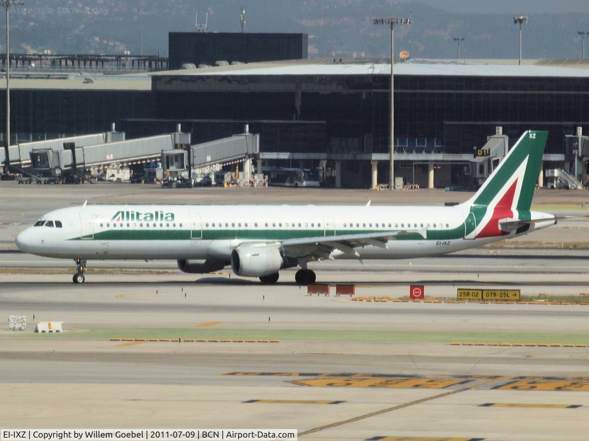 EI-IXZ, 1998 Airbus A321-112 C/N 848, Arrival on Barcelona Airport