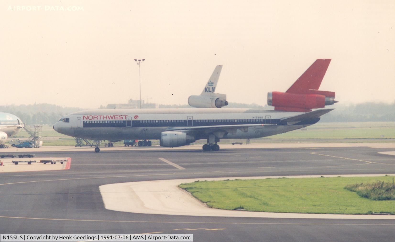 N155US, 1973 Douglas DC-10-40 C/N 46764, Northwest
