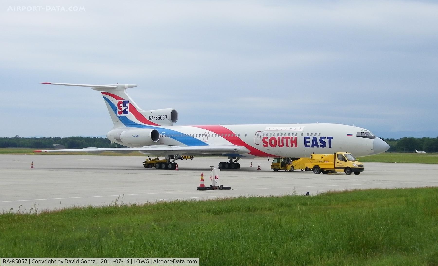 RA-85057, 1989 Tupolev Tu-154M C/N 07A1001, Charter flight.
