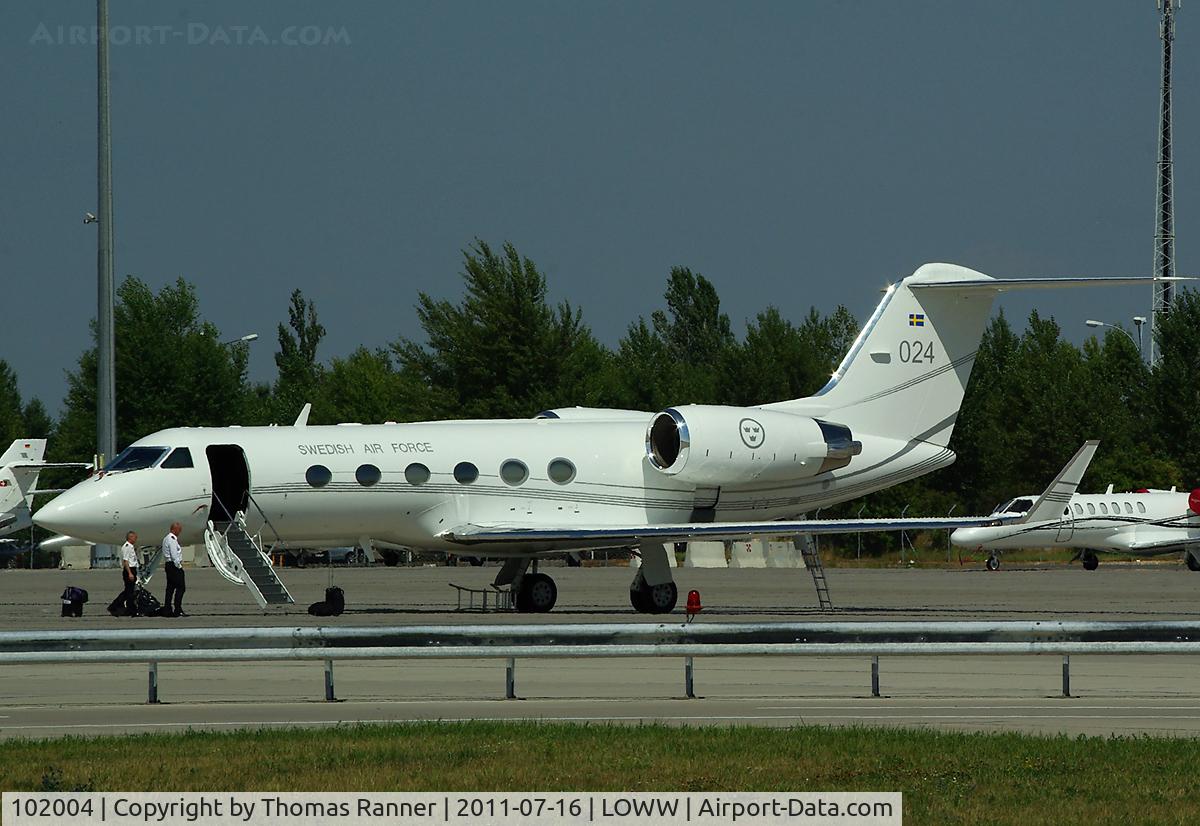 102004, Gulfstream Aerospace Tp102C (Gulfstream IV) C/N 1274, Swedish Air Force Gulfstream IV