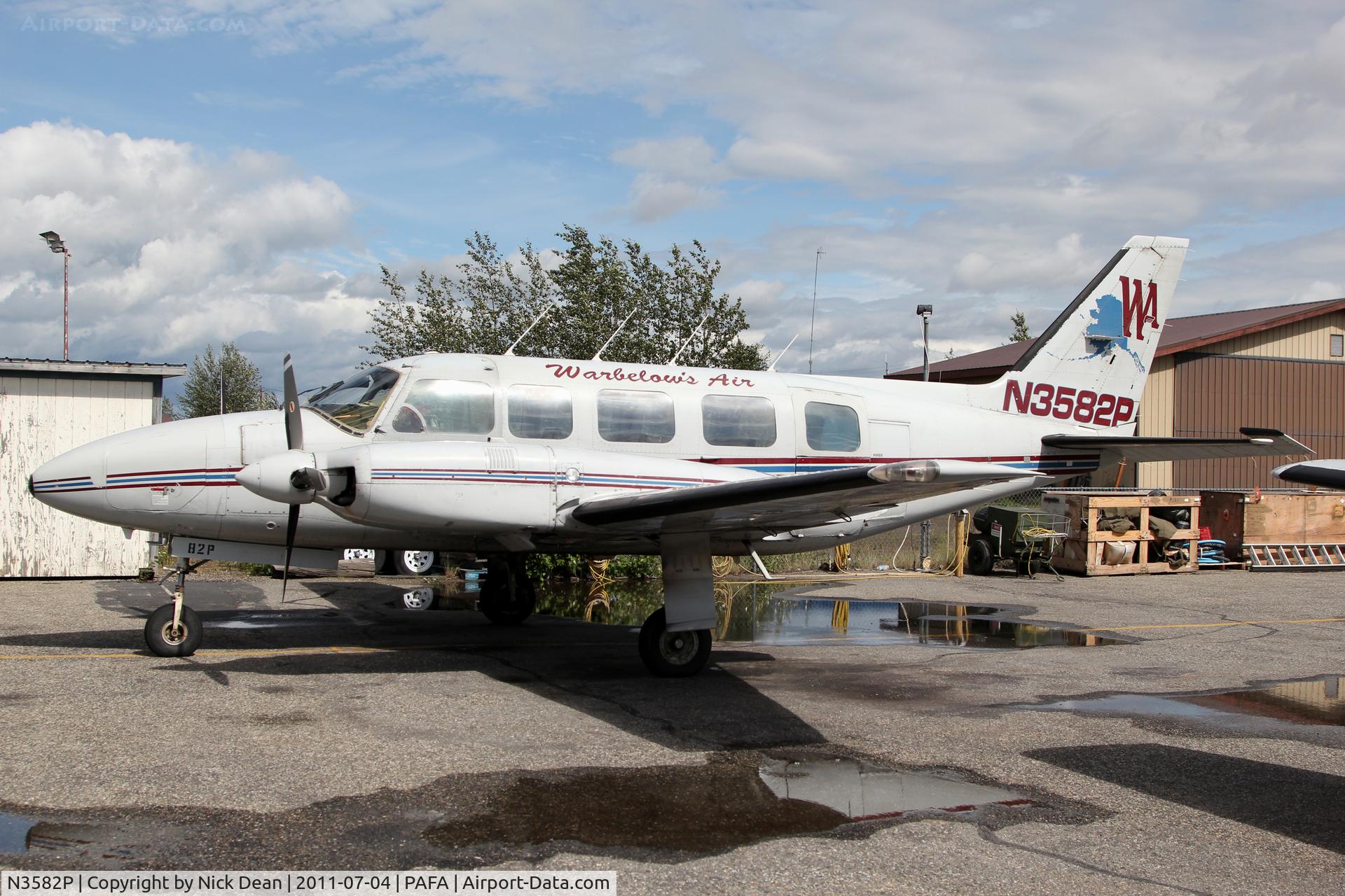 N3582P, Piper PA-31-350 Chieftain C/N 31-8052103, PAFA/FAI