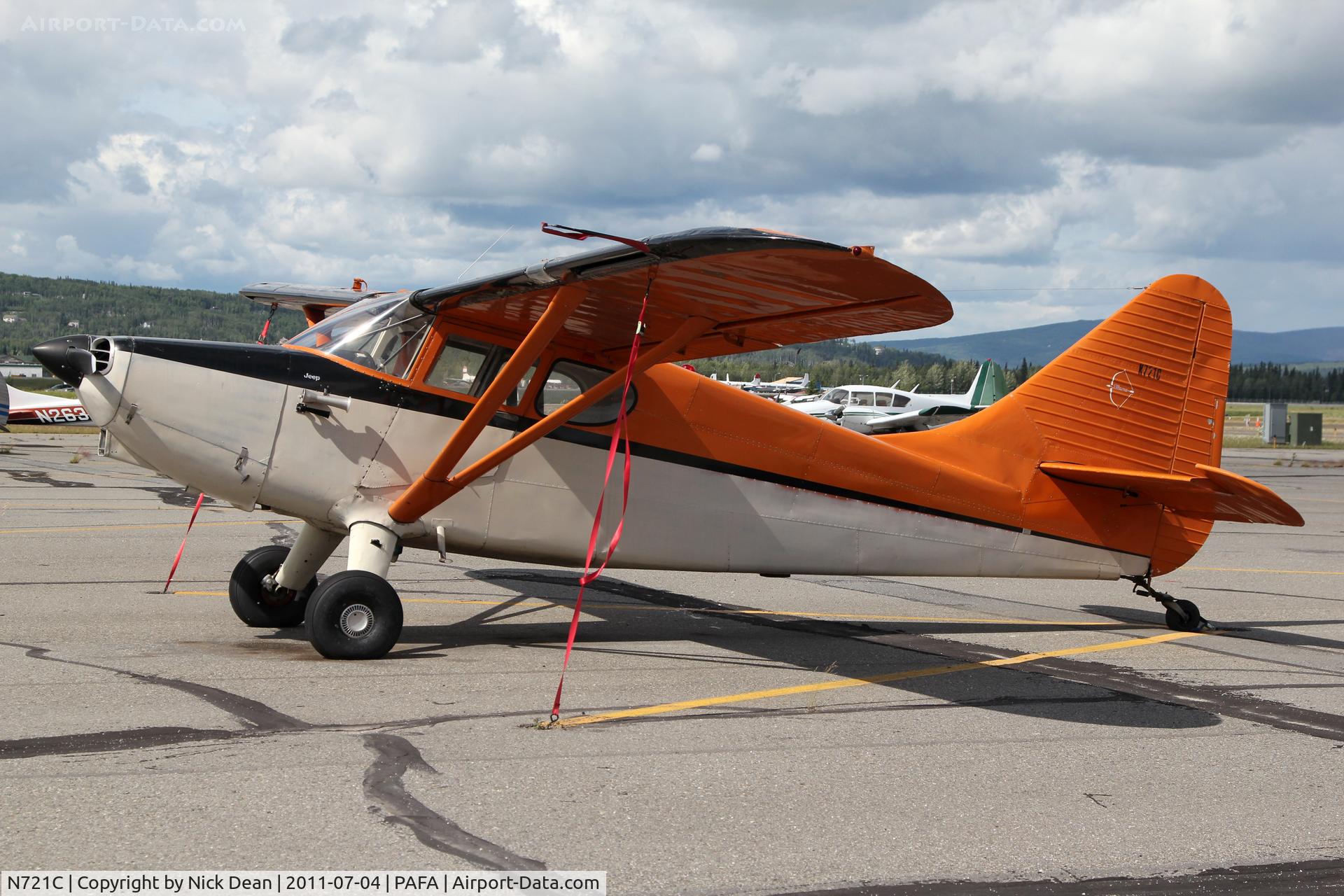 N721C, 1947 Stinson 108-3 Voyager C/N 108-3721, PAFA/FAI