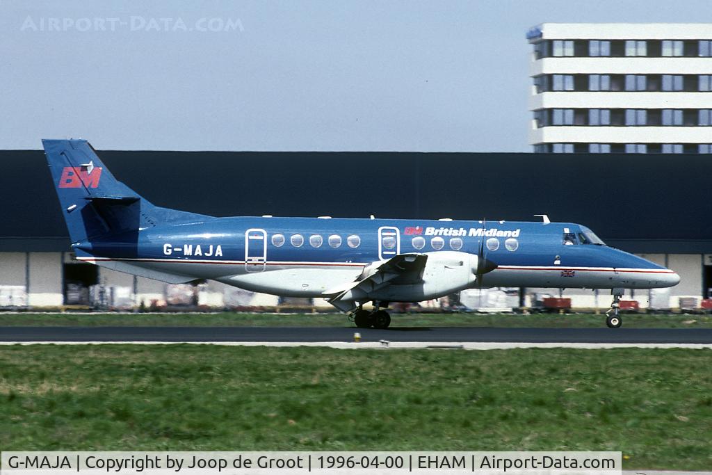G-MAJA, 1994 British Aerospace Jetstream 41 C/N 41032, The only time I've seen a Midlands Jetstream at Schiphol.
