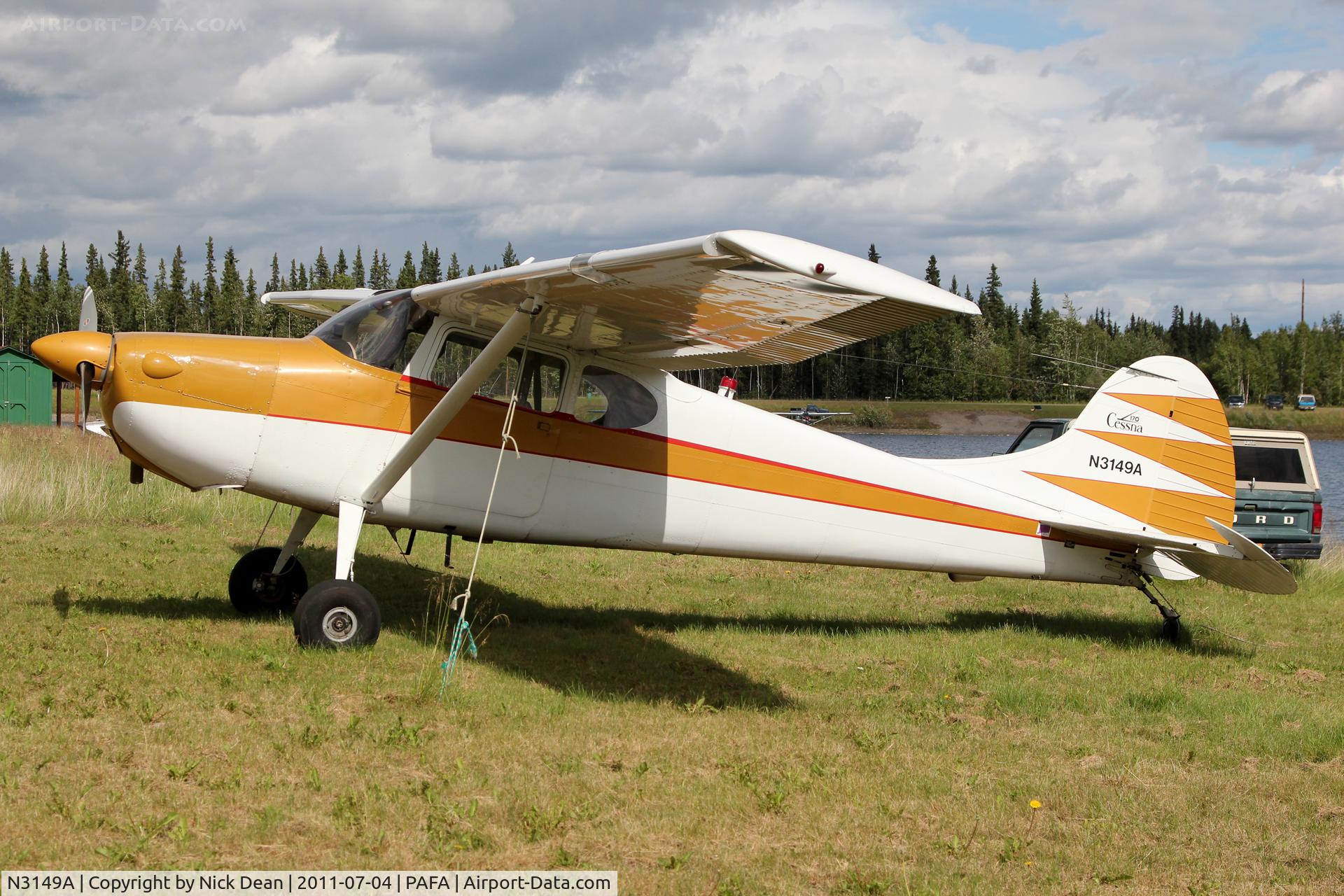 N3149A, 1953 Cessna 170B C/N 25793, PAFA/FAI