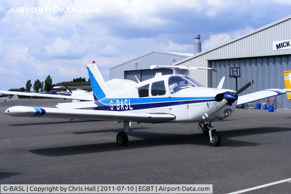 G-BASL, 1972 Piper PA-28-140 Cherokee F C/N 28-7325195, Turweston resident