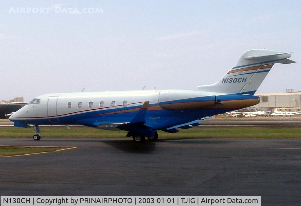 N130CH, 2006 Bombardier Challenger 300 (BD-100-1A10) C/N 20088, Bombardier Challenger 300 taxiing for takeoff @ isla grande,pr