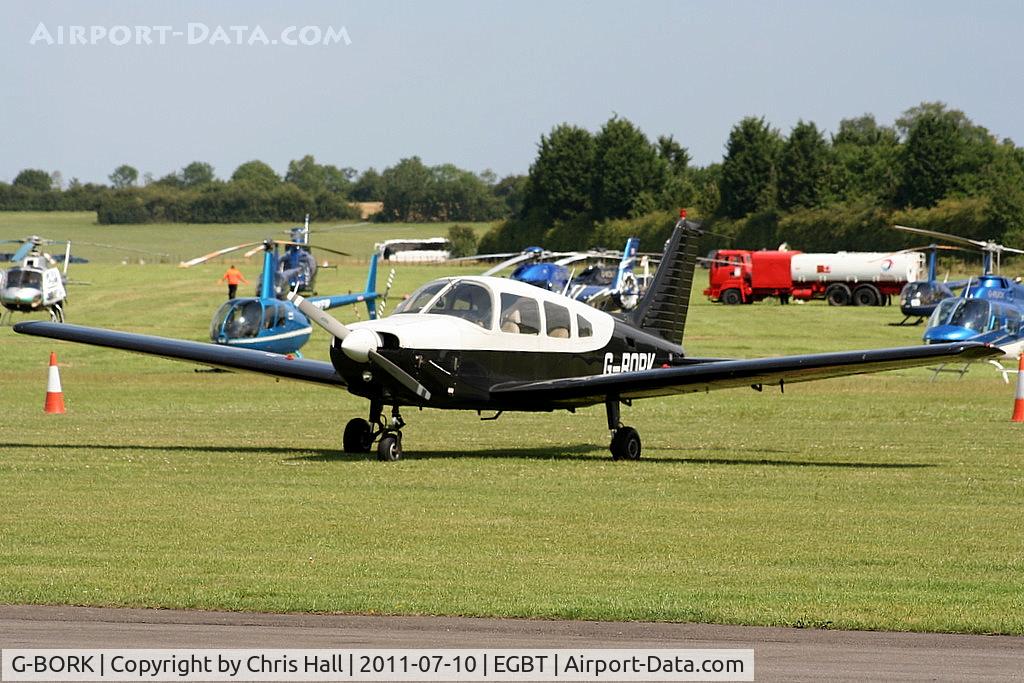 G-BORK, 1981 Piper PA-28-161 Cherokee Warrior II C/N 28-8116095, Turweston resident