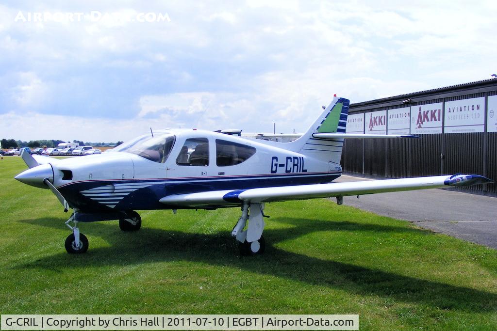 G-CRIL, 1976 Rockwell Commander 112B C/N 521, visitor to Turweston for the British F1 Grand Prix at Silverstone