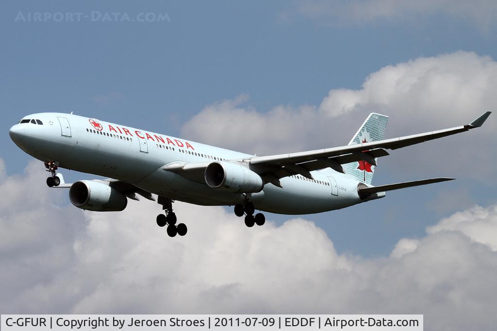 C-GFUR, 2000 Airbus A330-343 C/N 344, Frankfurt, EDDF, arrival