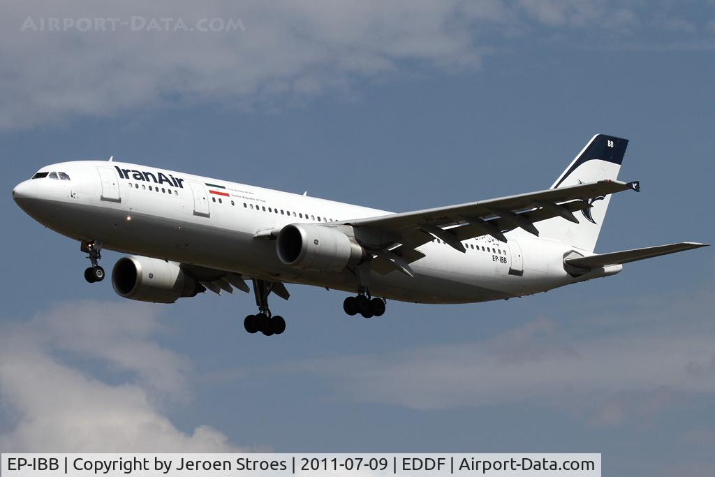 EP-IBB, 1994 Airbus A300B4-605R C/N 727, Frankfurt, EDDF, arrival