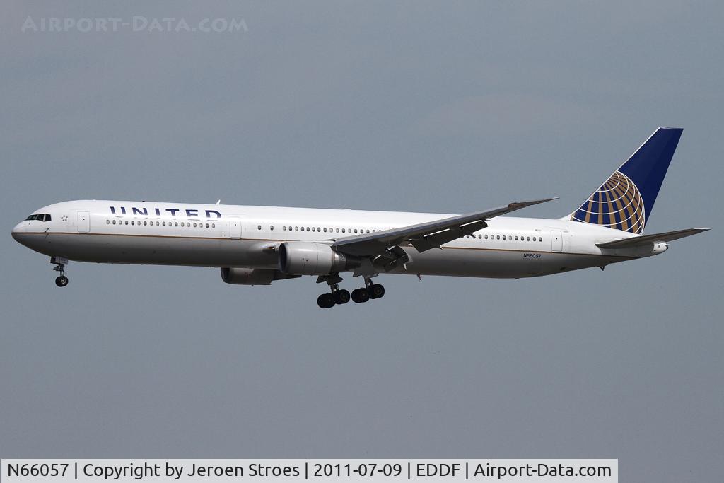 N66057, 2002 Boeing 767-424/ER C/N 29452, Frankfurt, EDDF, arrival