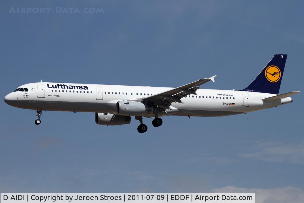 D-AIDI, 2011 Airbus A321-231 C/N 4753, Frankfurt, EDDF, arrival