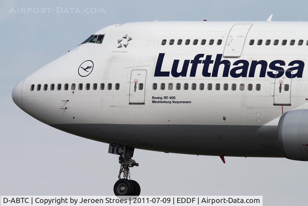 D-ABTC, 1990 Boeing 747-430M C/N 24287, Frankfurt, EDDF, arrival