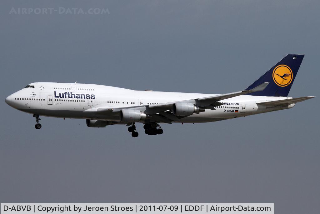 D-ABVB, 1988 Boeing 747-430 C/N 23817, Frankfurt, EDDF, arrival