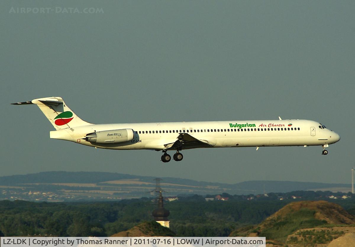 LZ-LDK, 1987 McDonnell Douglas MD-82 (DC-9-82) C/N 49432/1378, Bulgarian Air Charter MD-80