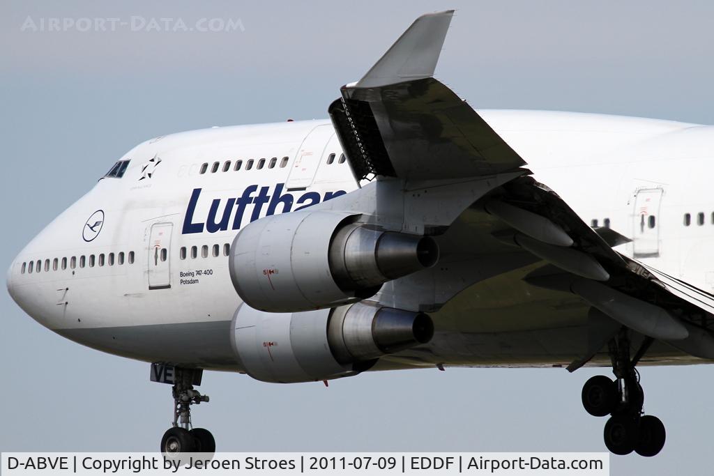D-ABVE, 1990 Boeing 747-430 C/N 24741, Frankfurt, EDDF, arrival