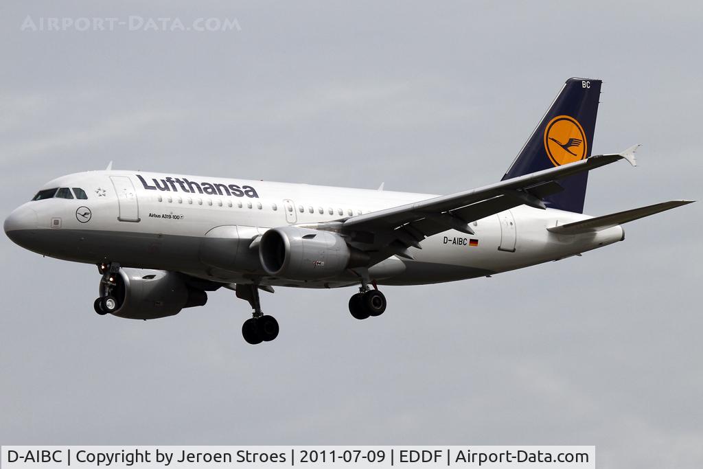 D-AIBC, 2010 Airbus A319-112 C/N 4332, Frankfurt, EDDF, arrival