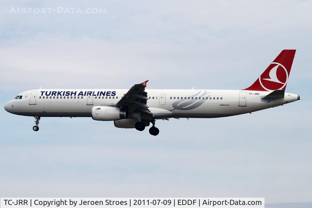TC-JRR, 2011 Airbus A321-231 C/N 4706, Frankfurt, EDDF, arrival