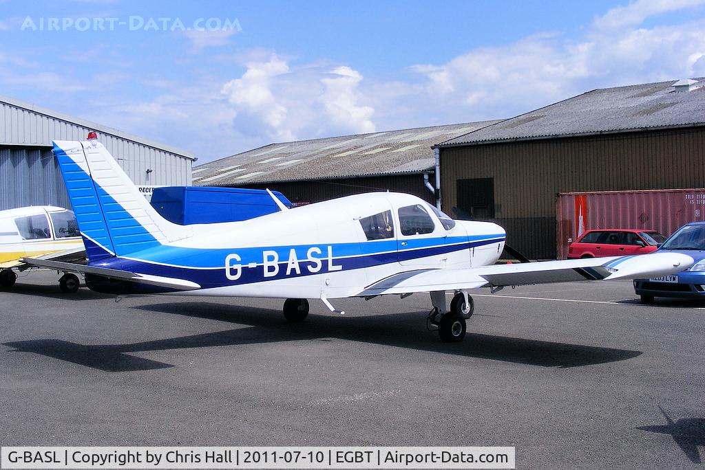 G-BASL, 1972 Piper PA-28-140 Cherokee F C/N 28-7325195, Turweston resident