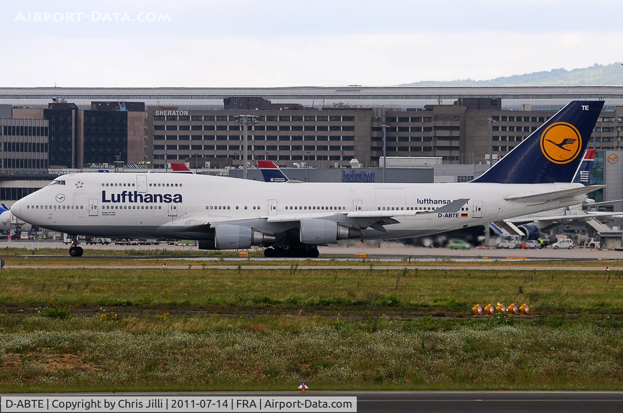 D-ABTE, 1991 Boeing 747-430M C/N 24966, Lufthansa