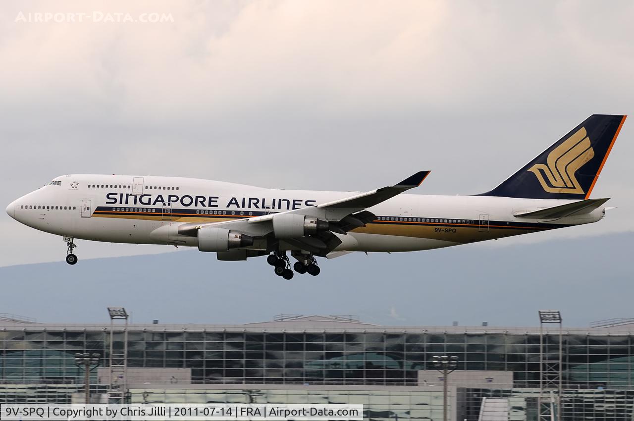 9V-SPQ, Boeing 747-412 C/N 28025, Singapore Airlines