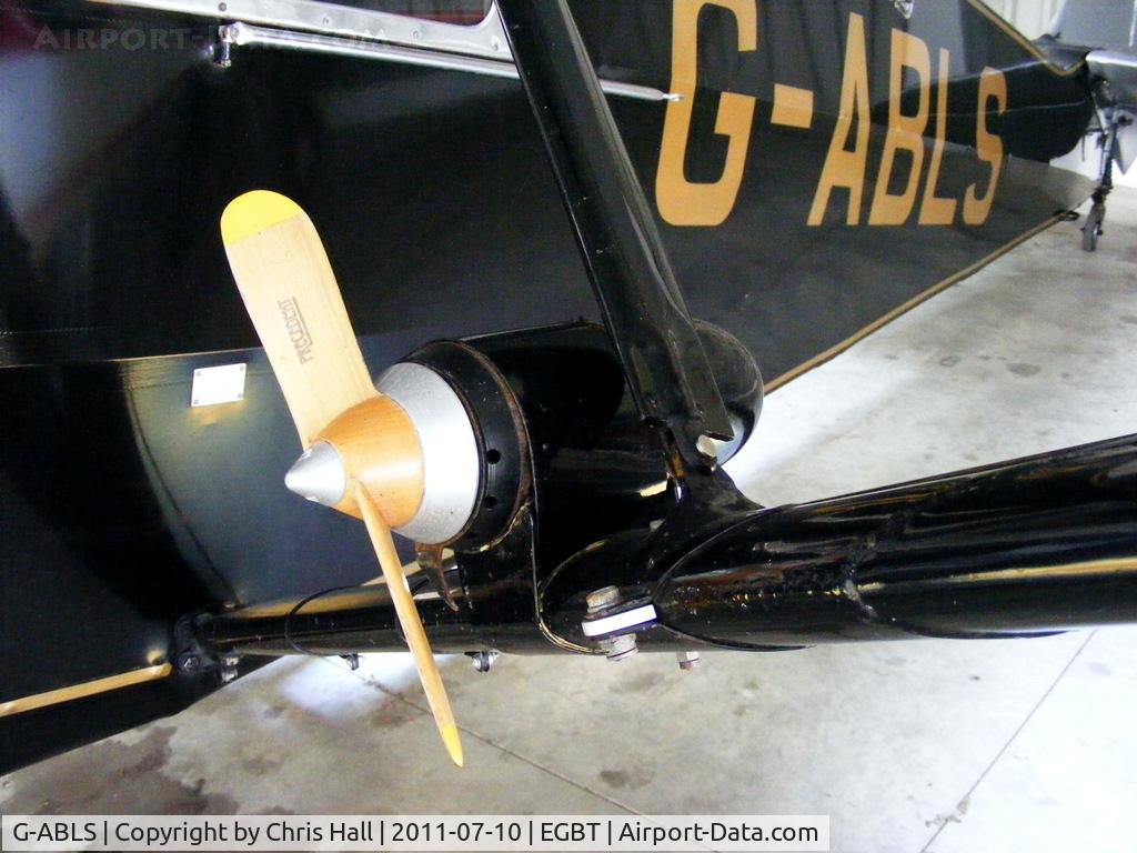 G-ABLS, 1931 De Havilland DH.80A Puss Moth C/N 2164, close up detail