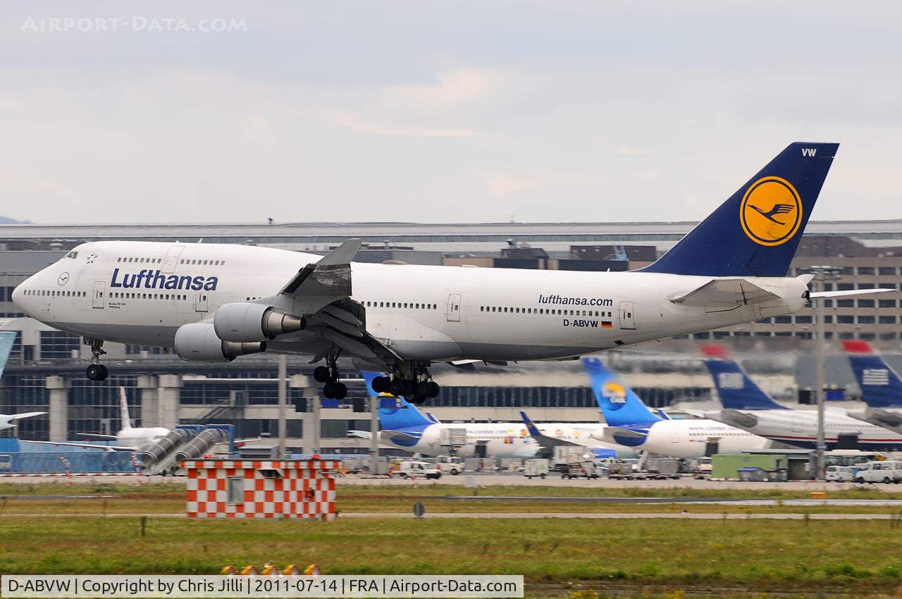 D-ABVW, 1999 Boeing 747-430 C/N 29493, Lufthansa