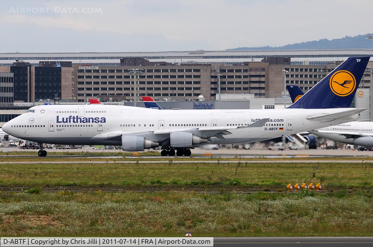 D-ABTF, 1991 Boeing 747-430M C/N 24967, Lufthansa