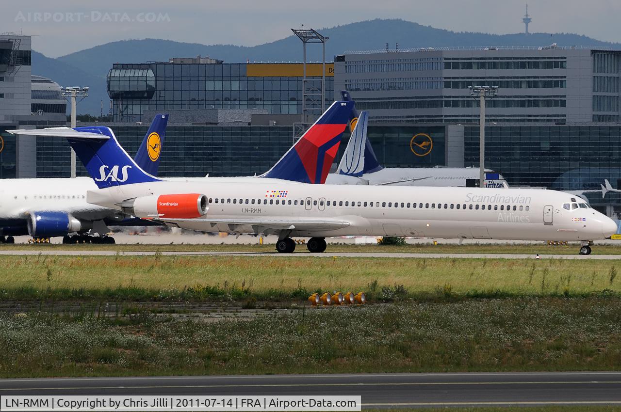 LN-RMM, 1991 McDonnell Douglas MD-81 (DC-9-81) C/N 53005, Scandinavian Airlines