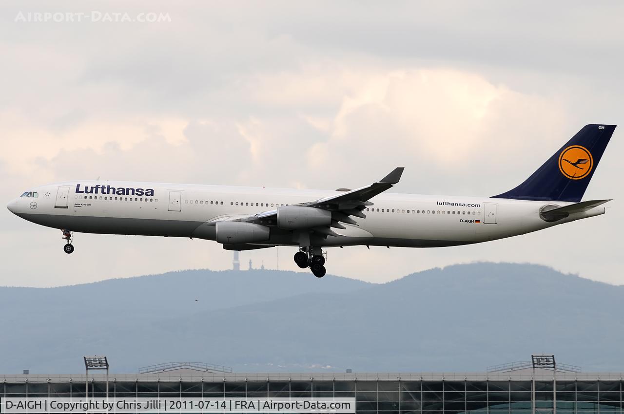 D-AIGH, 1994 Airbus A340-311 C/N 052, Lufthansa