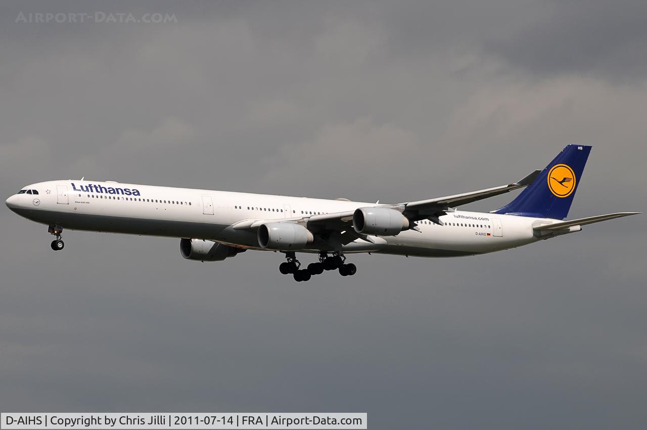 D-AIHS, 2007 Airbus A340-642 C/N 812, Lufthansa