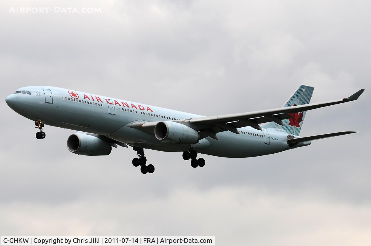 C-GHKW, 2001 Airbus A330-343 C/N 0408, Air Canada