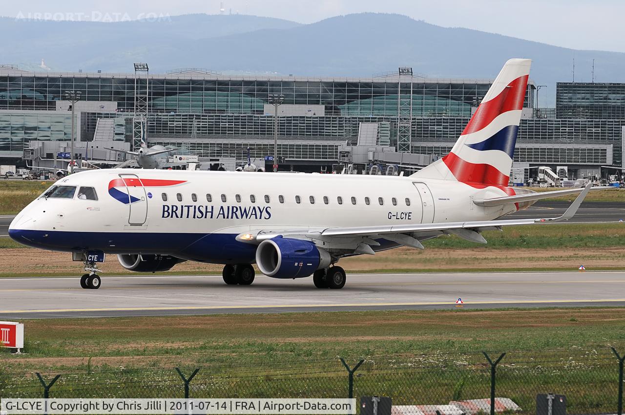 G-LCYE, 2009 Embraer ERJ-170-100STD C/N 17000296, British Airways