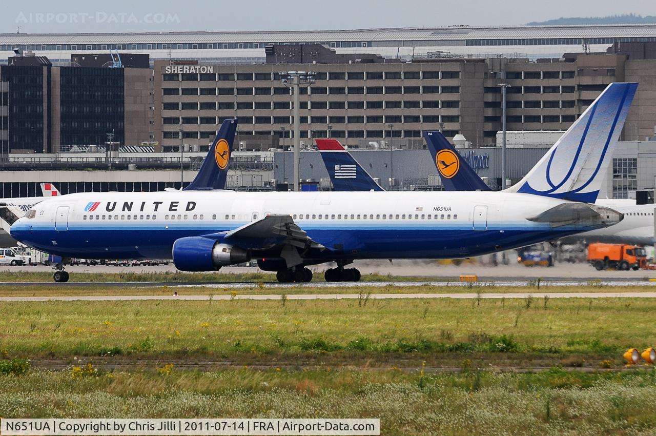 N651UA, 1992 Boeing 767-322 C/N 25389, United Airlines