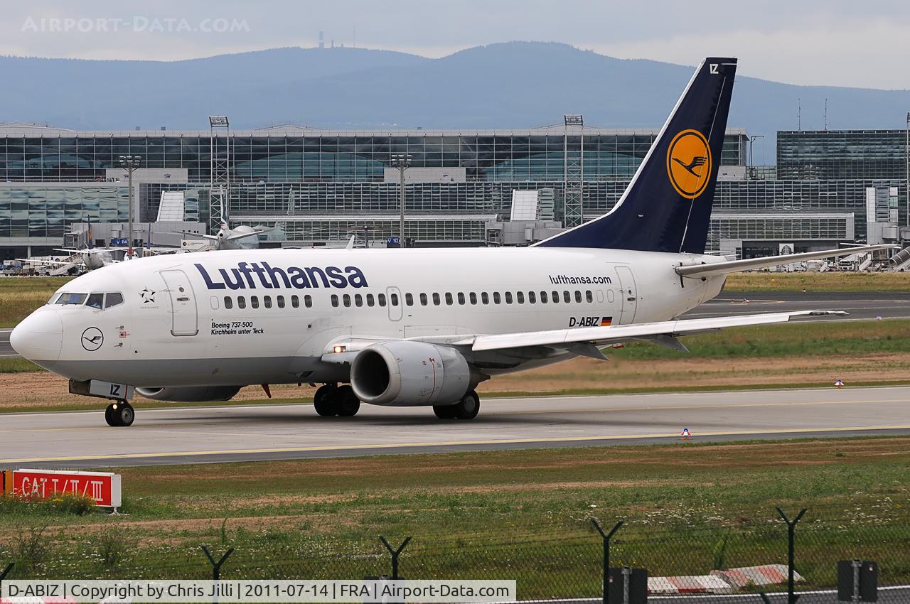 D-ABIZ, 1991 Boeing 737-530 C/N 25244, Lufthansa