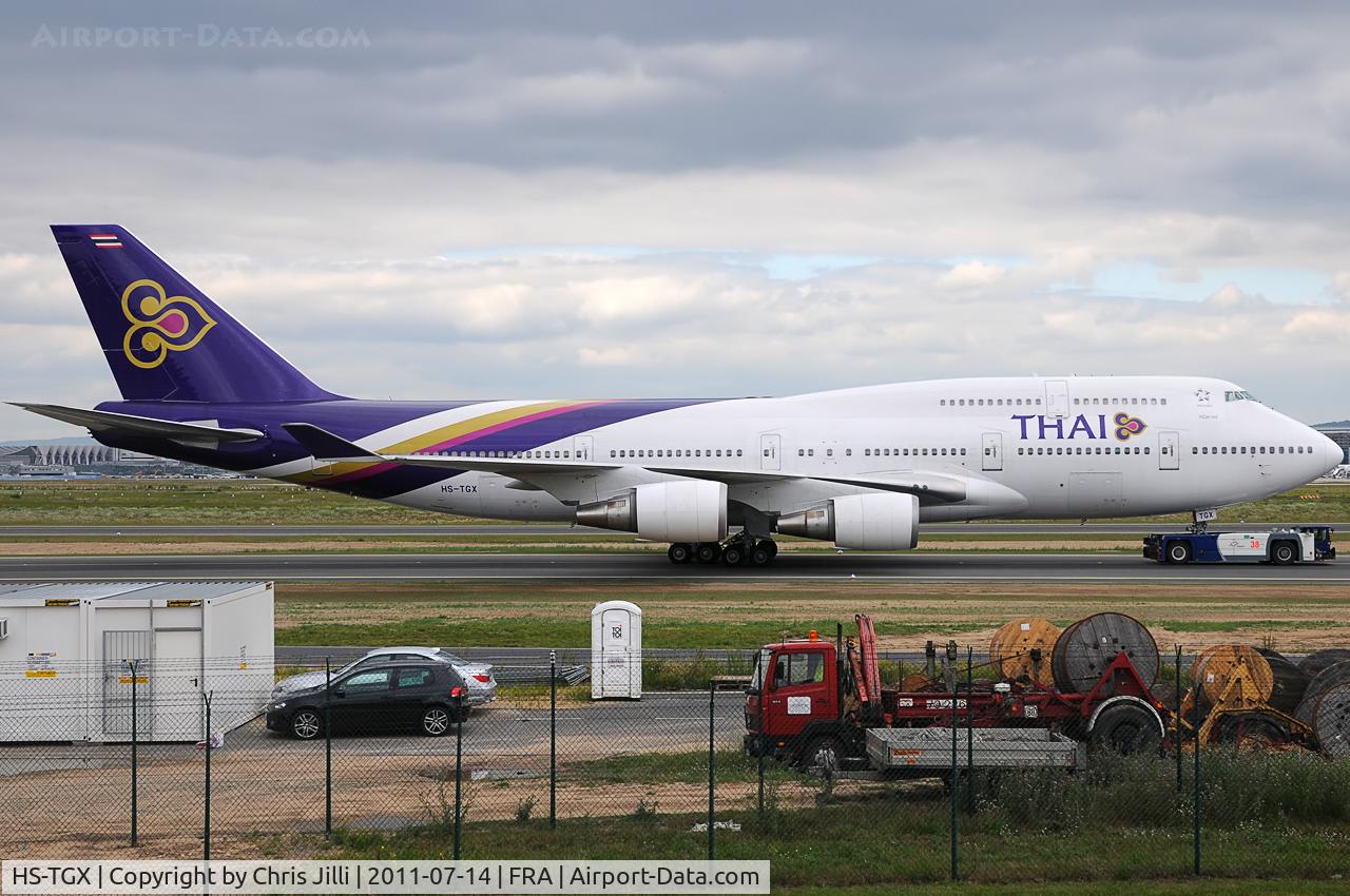 HS-TGX, 1997 Boeing 747-4D7 C/N 27725, Thai Airways