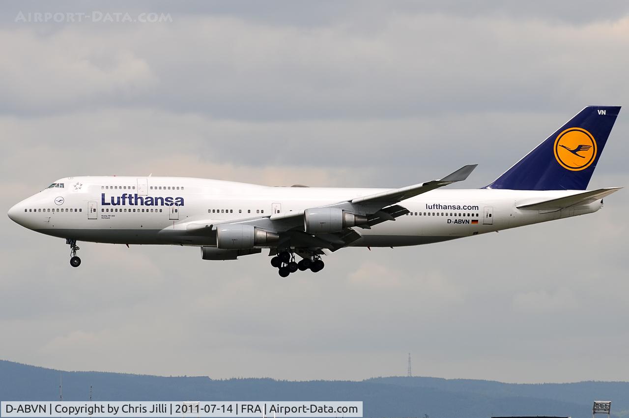 D-ABVN, 1992 Boeing 747-430 C/N 26427, Lufthansa