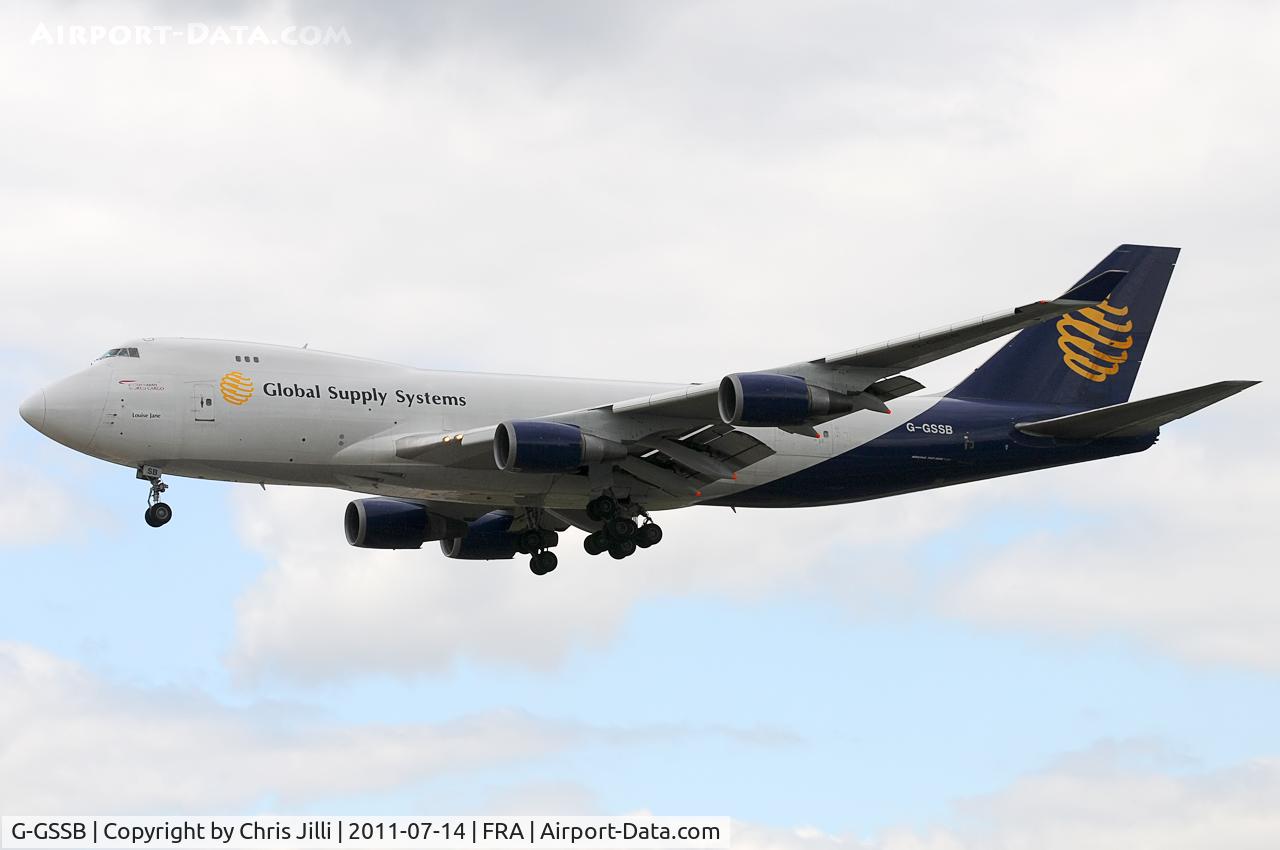 G-GSSB, 1998 Boeing 747-47UF C/N 29252, Global Supply Systems