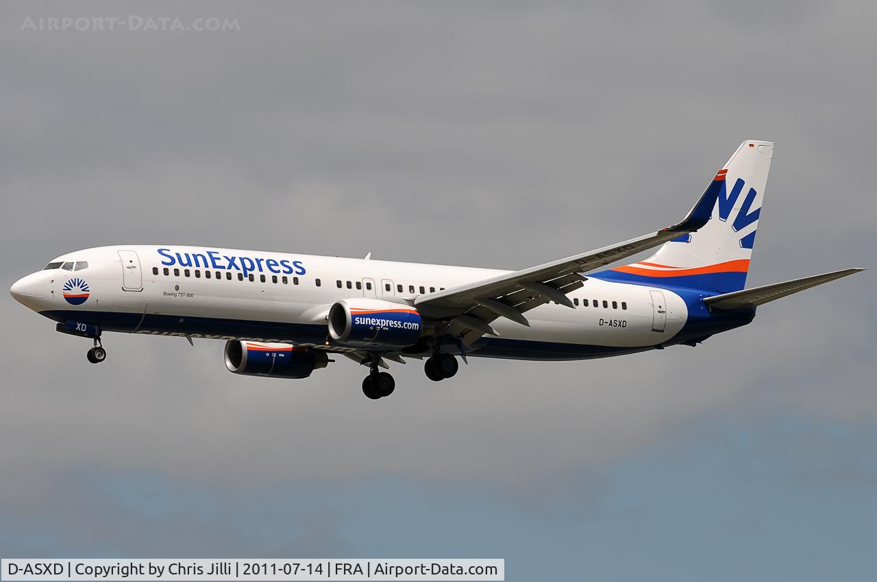 D-ASXD, 2004 Boeing 737-8AS C/N 33562, SunExpress Germany