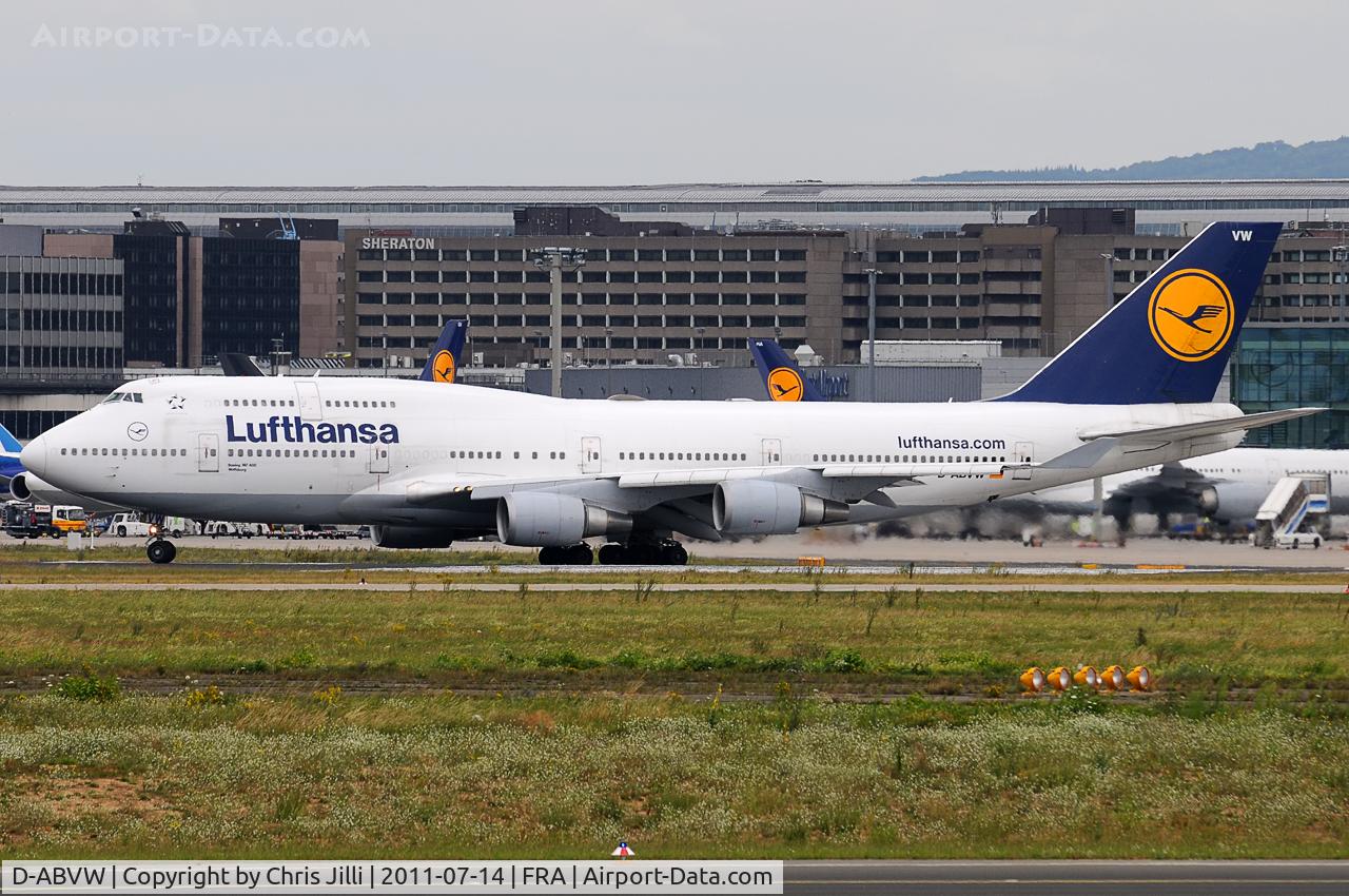 D-ABVW, 1999 Boeing 747-430 C/N 29493, Lufthansa