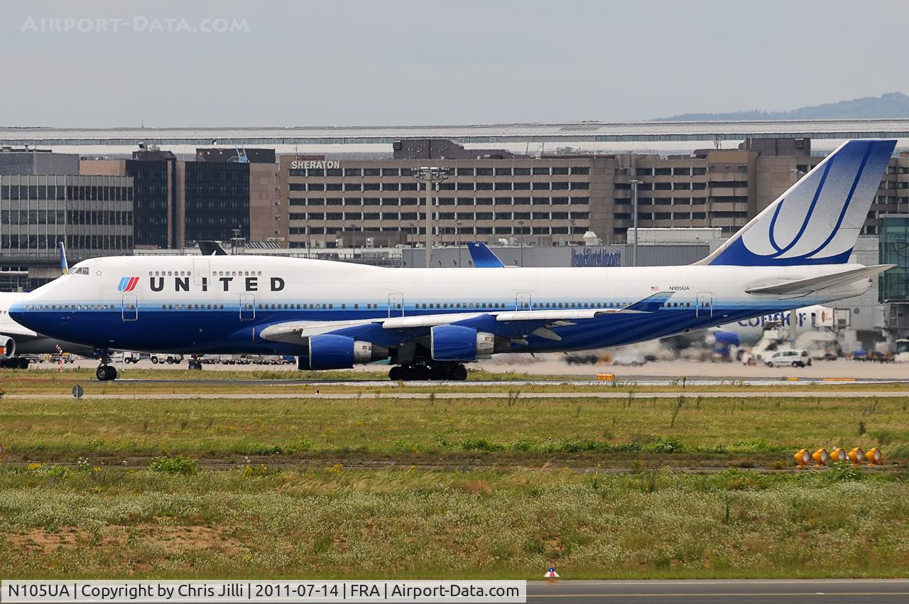 N105UA, 1994 Boeing 747-451 C/N 26473, United Airlines
