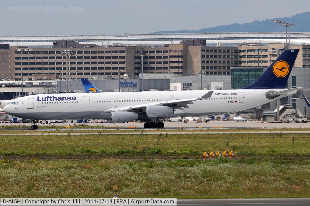 D-AIGH, 1994 Airbus A340-311 C/N 052, Lufthansa
