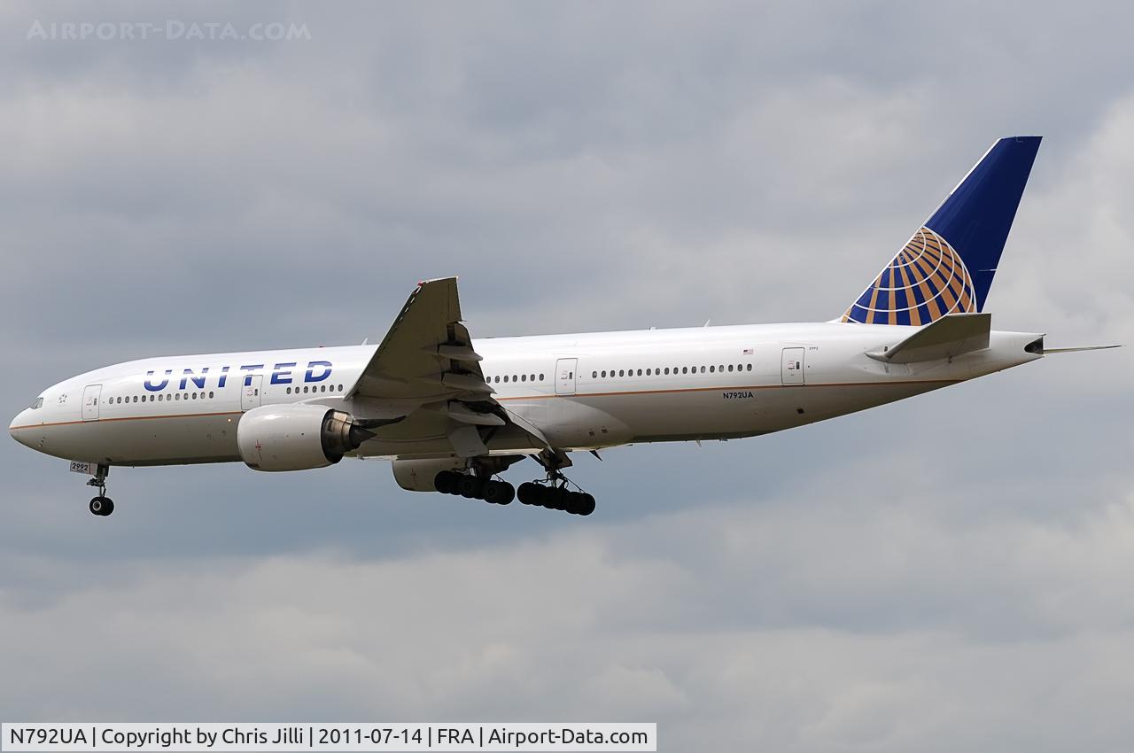 N792UA, 1997 Boeing 777-222 C/N 26934, United Airlines