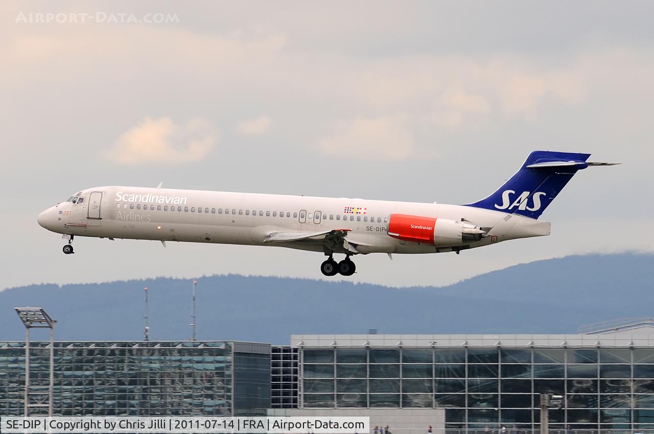 SE-DIP, 1991 McDonnell Douglas MD-87 (DC-9-87) C/N 53010, Scandinavian Airlines