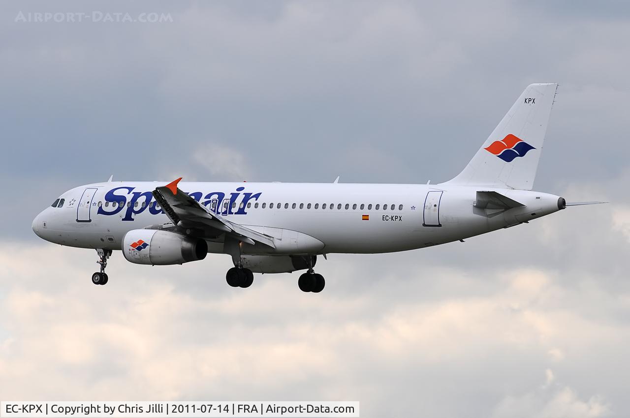 EC-KPX, 2001 Airbus A320-232 C/N 1407, Spanair